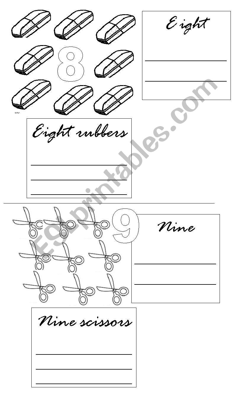 Numbers worksheet