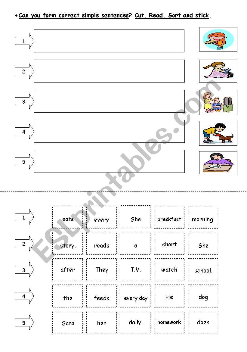 can you form correct sentences?