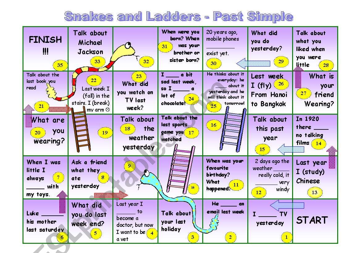 Free Printable Board Games Snakes And Ladders