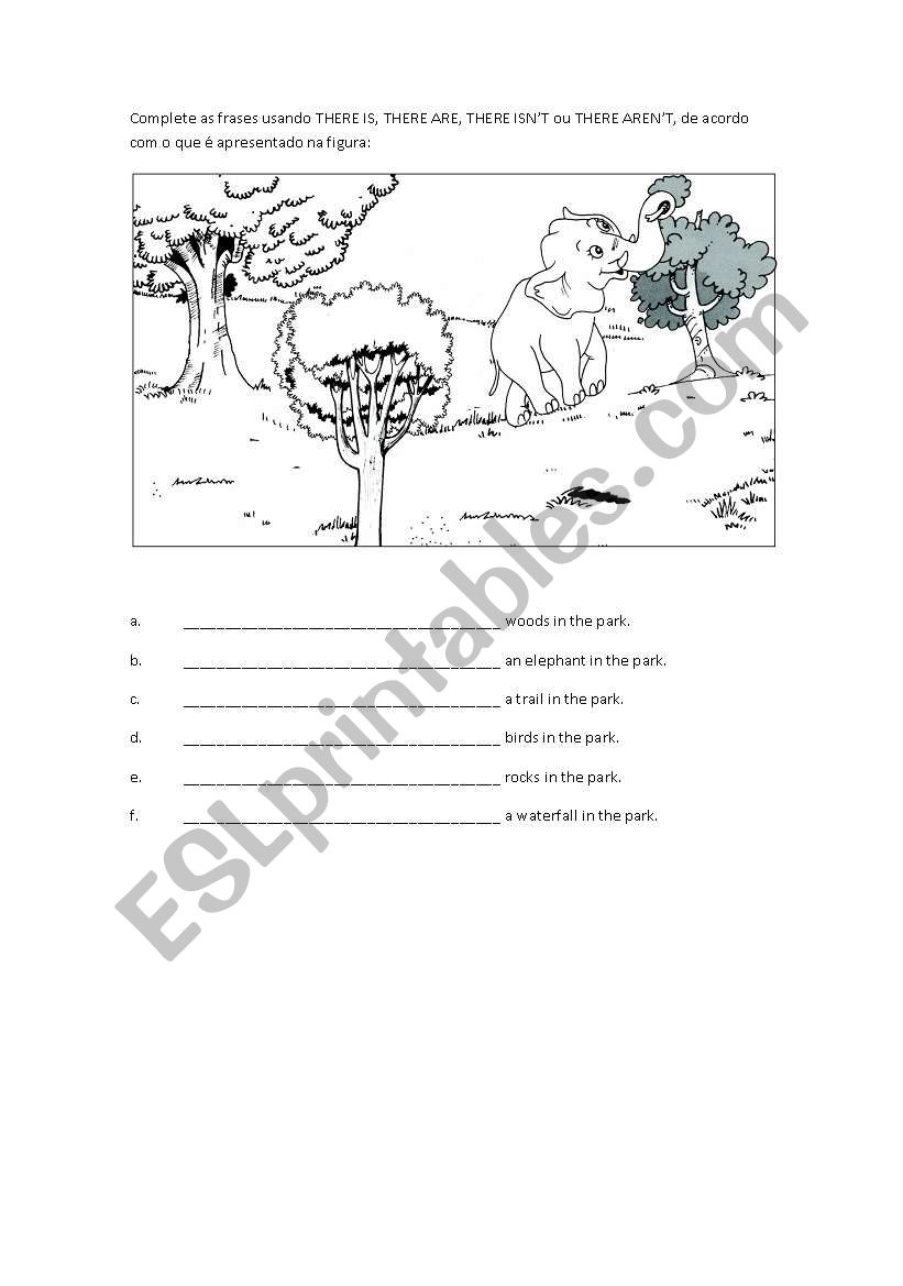 There + to be worksheet