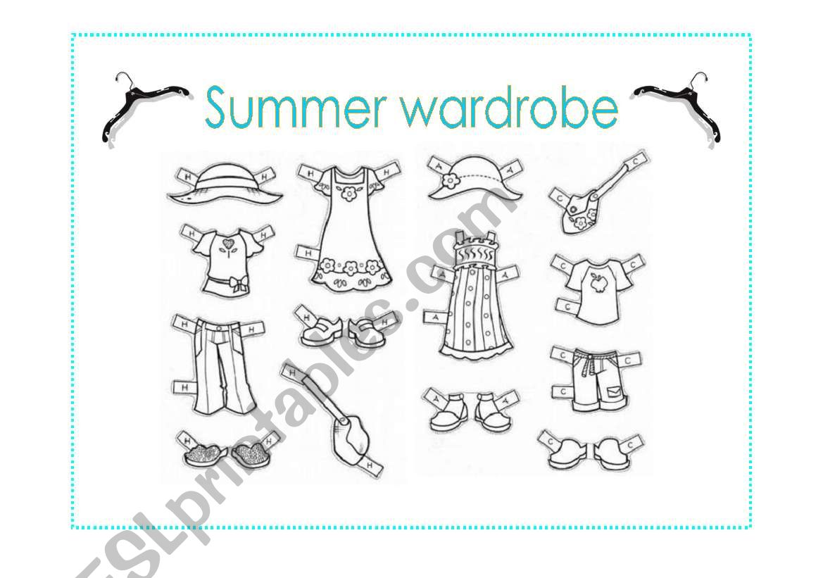 DRESS ME UP! - ESL worksheet by aylin_london