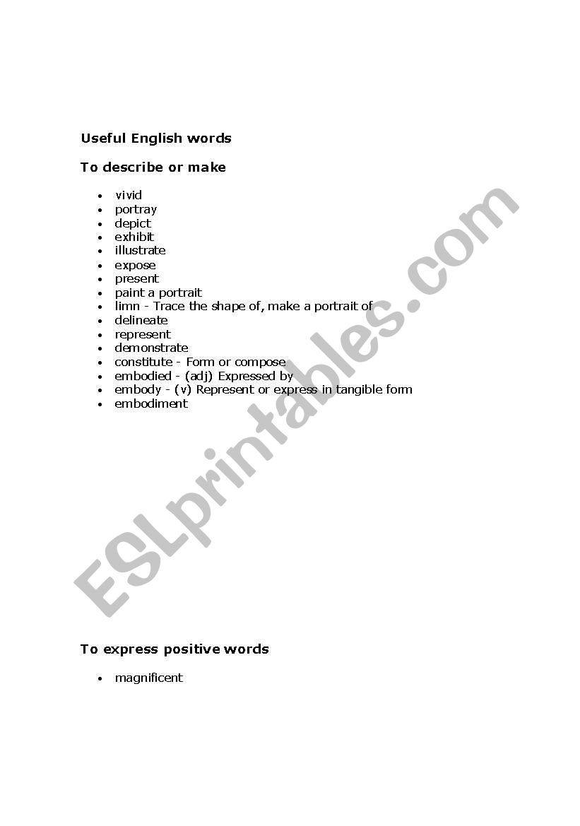  vocabulary worksheet