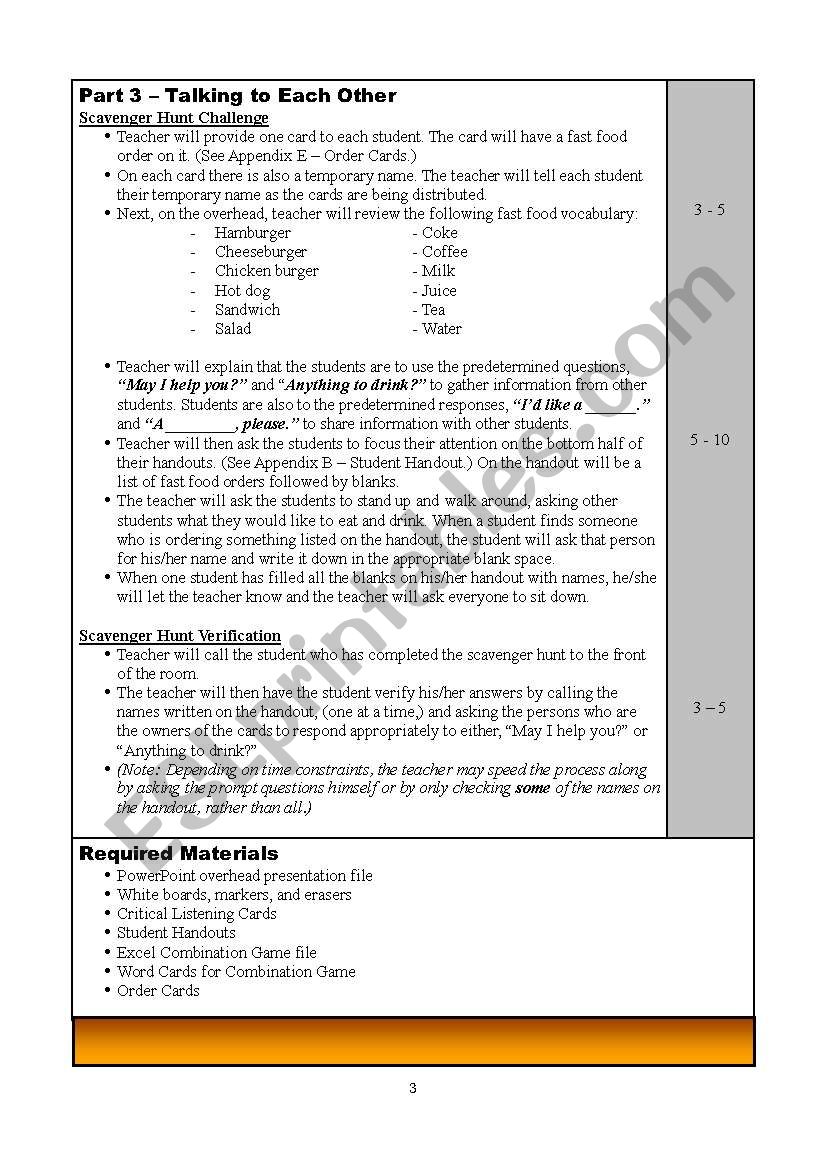 Lesson Plan(used for Open Class Contest) - ESL worksheet by skdisk