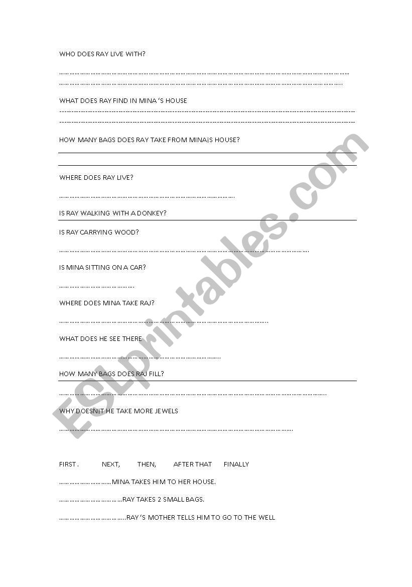 preposition worksheet