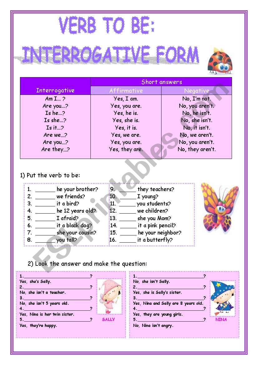 Conflict Banyan Bani Lichizi Interrogative Forms Of The Verb To Be Unic 