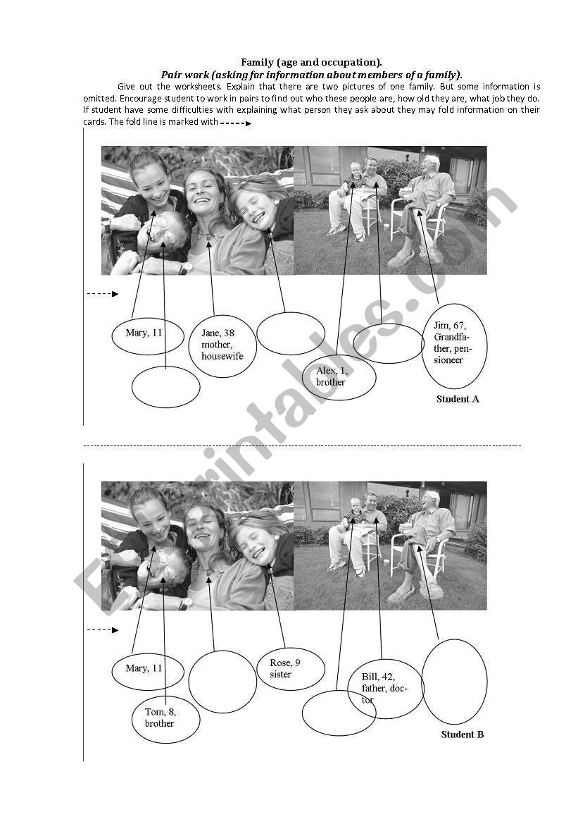 Family worksheet