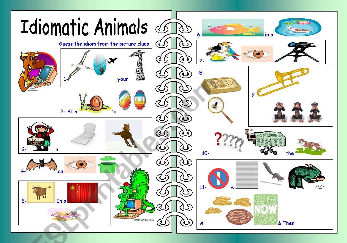 Idiomatic Animals worksheet