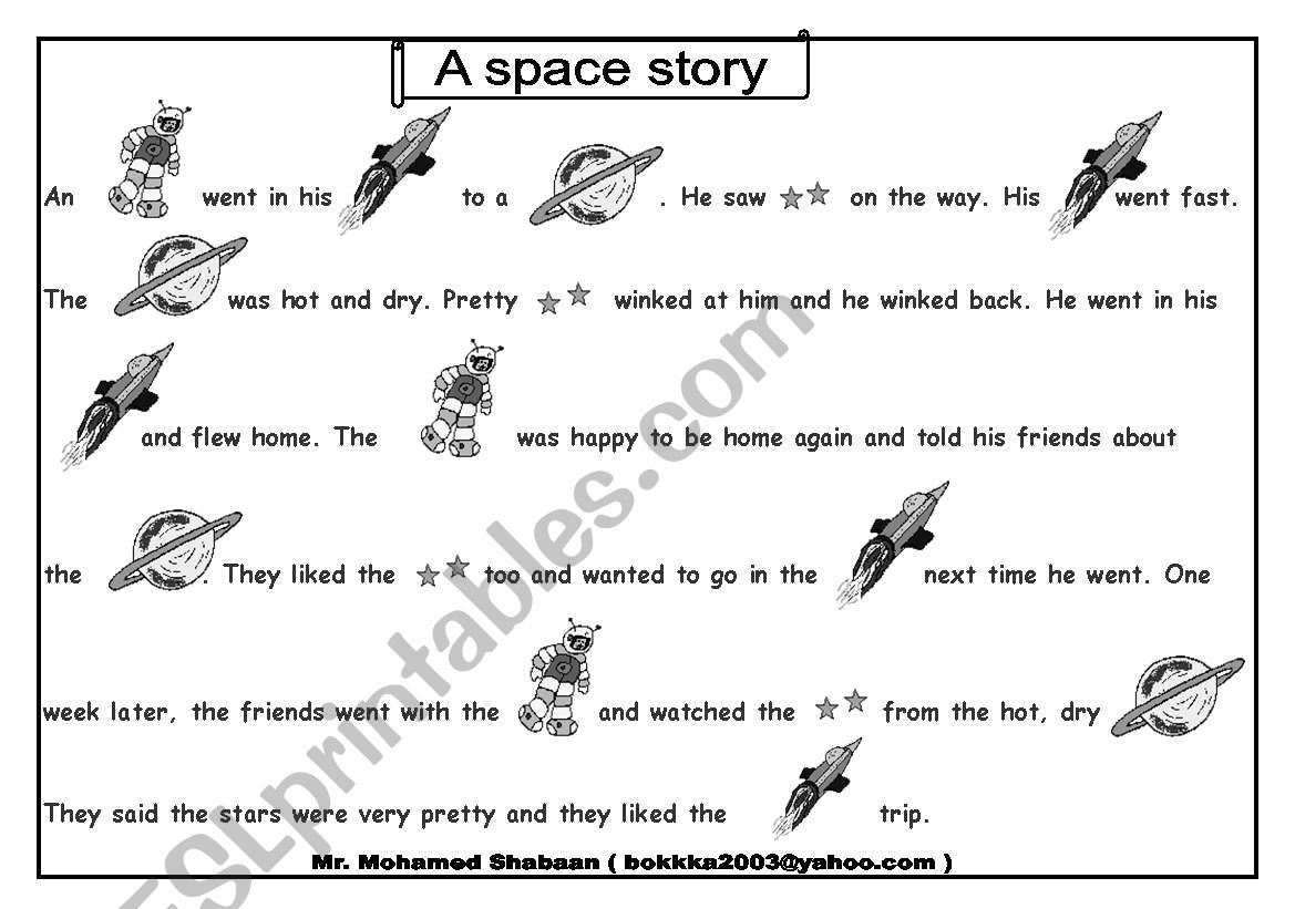 story worksheet