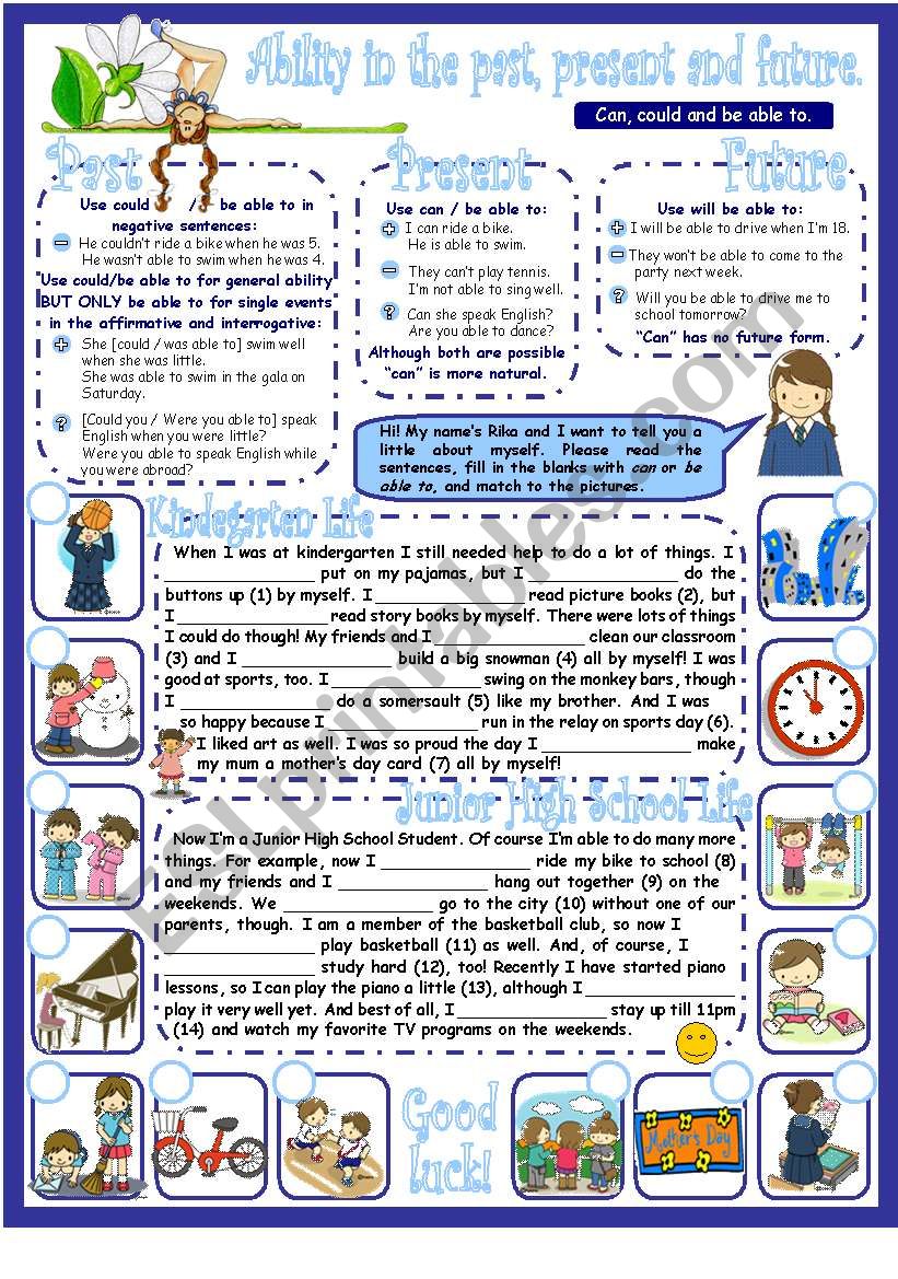 can-could-be-able-to-guide-in-context-exercises-with-key-2-pages-key-esl-worksheet-by