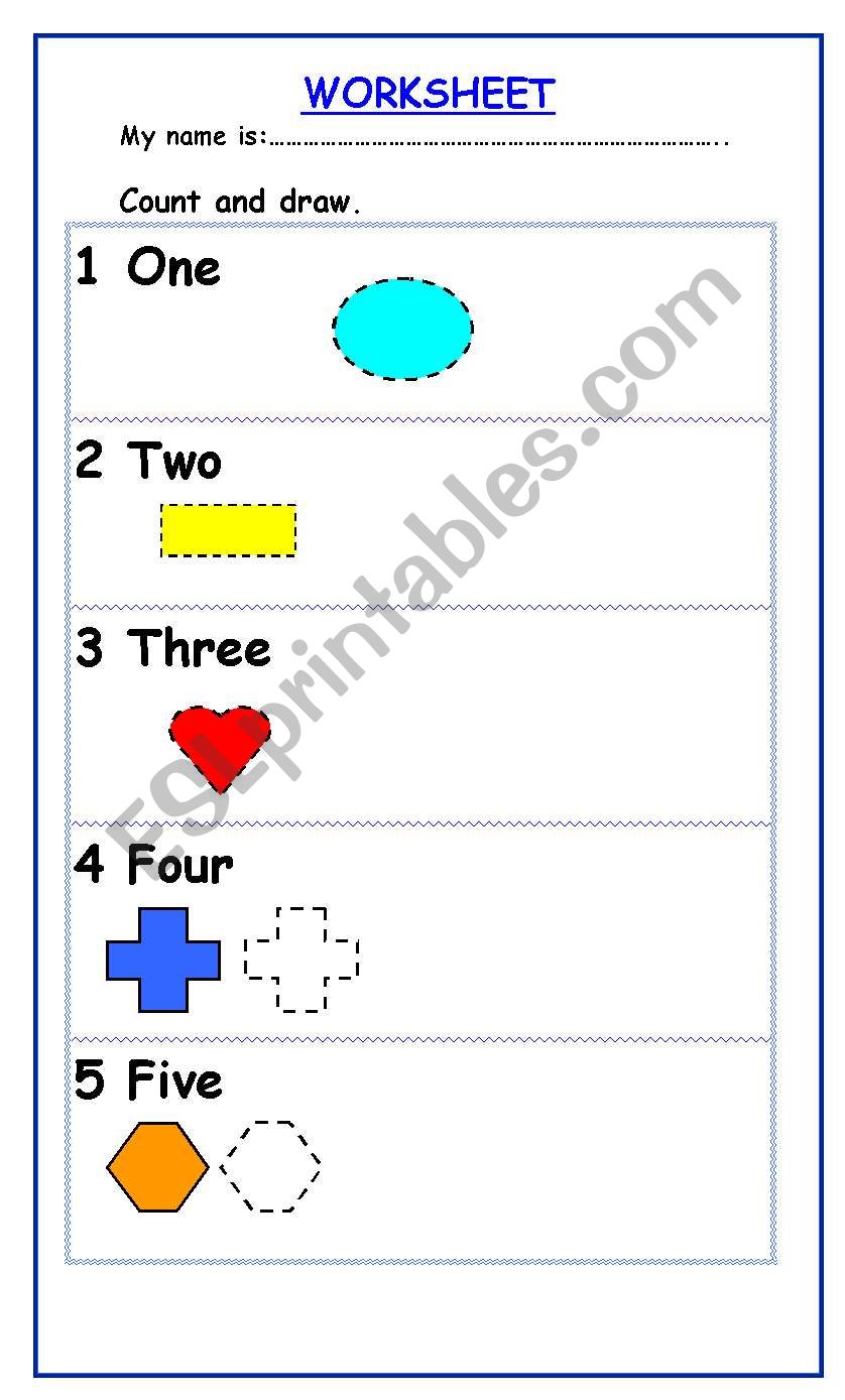 english worksheets worksheet numbers 1 10