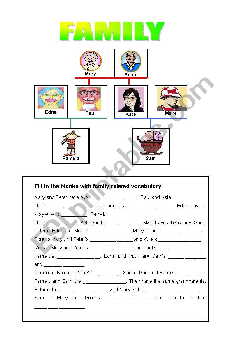 family worksheet