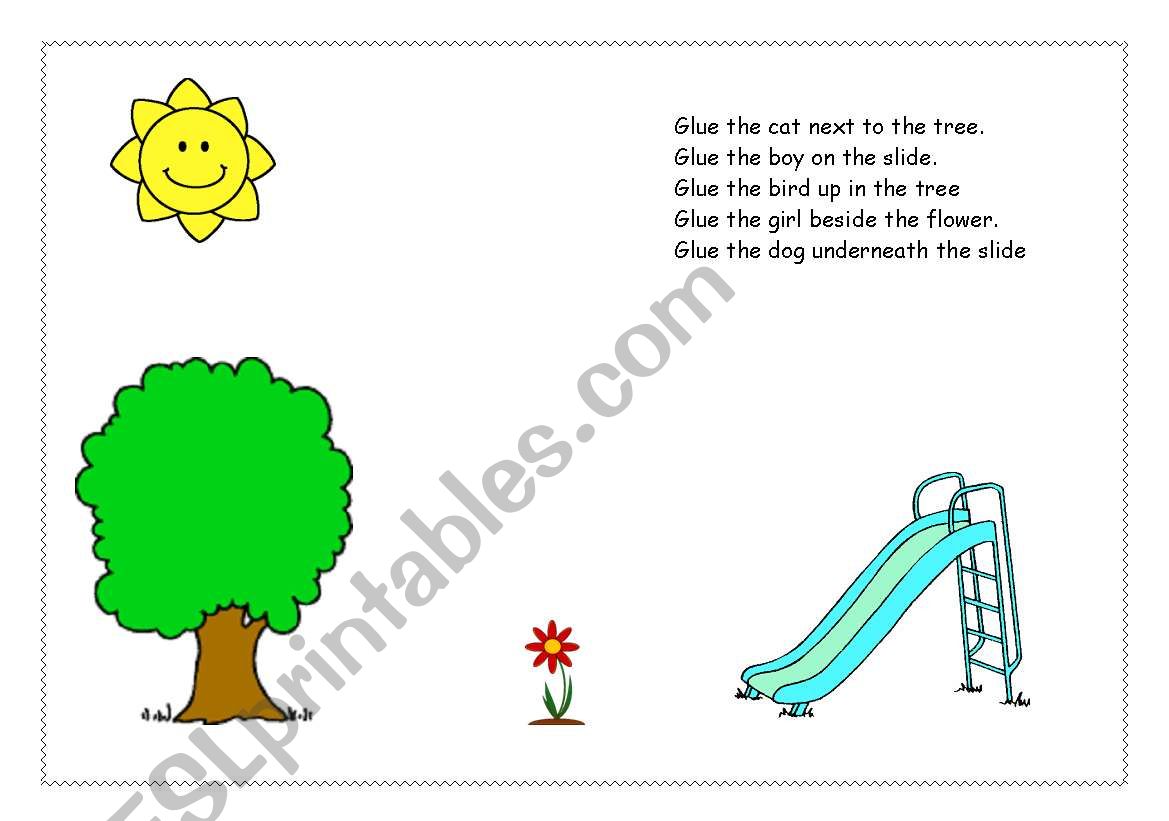 Prepositions for Beginners worksheet