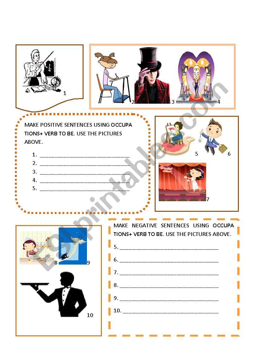 jobs worksheet