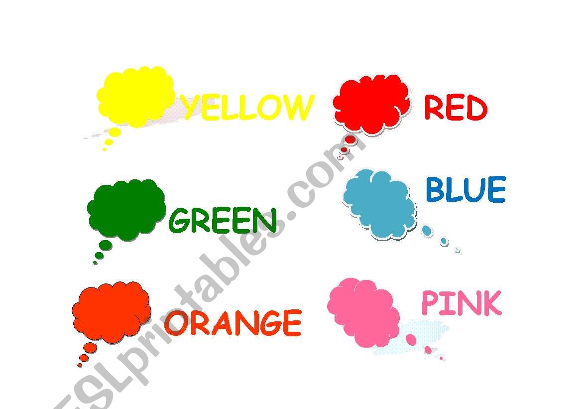 Color Names worksheet
