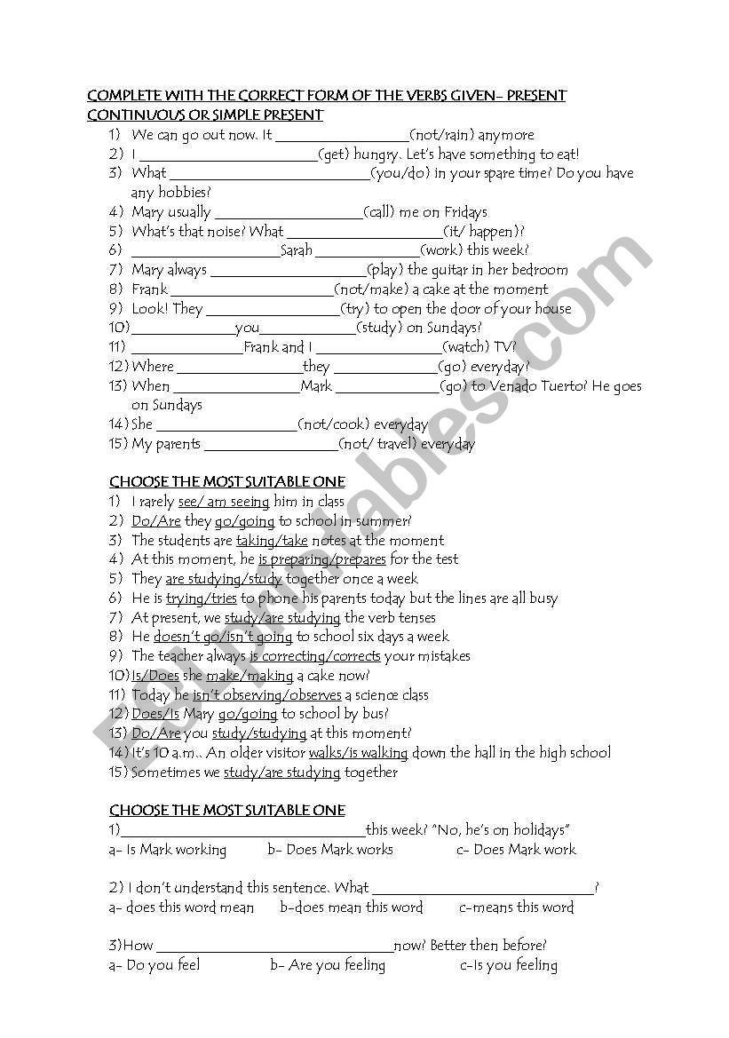 present-simple-versus-present-continuous-esl-worksheet-by-vancho