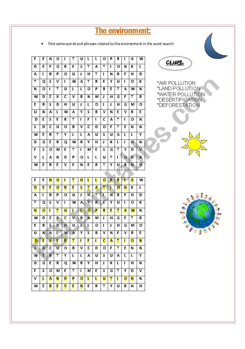 The Environment worksheet