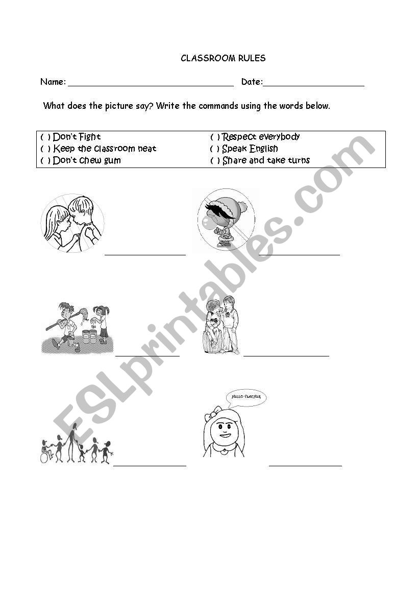 imperatives worksheet