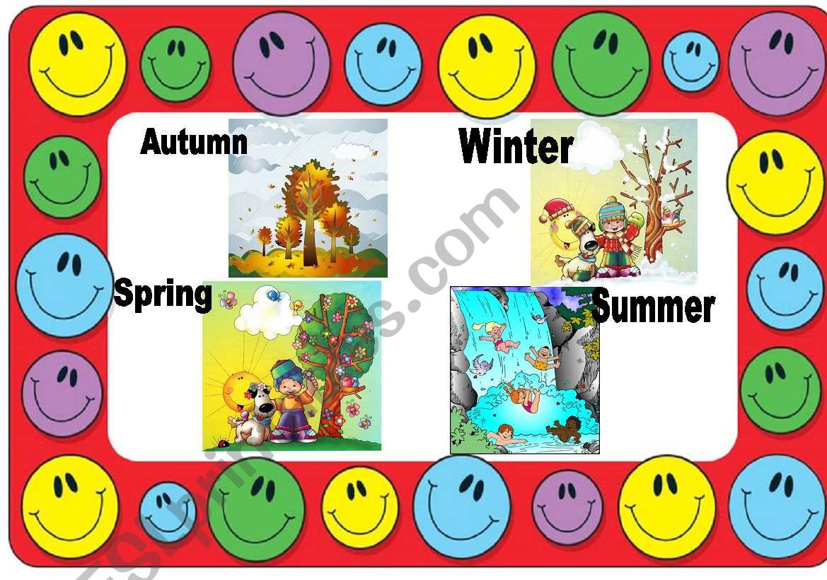 seasons  worksheet