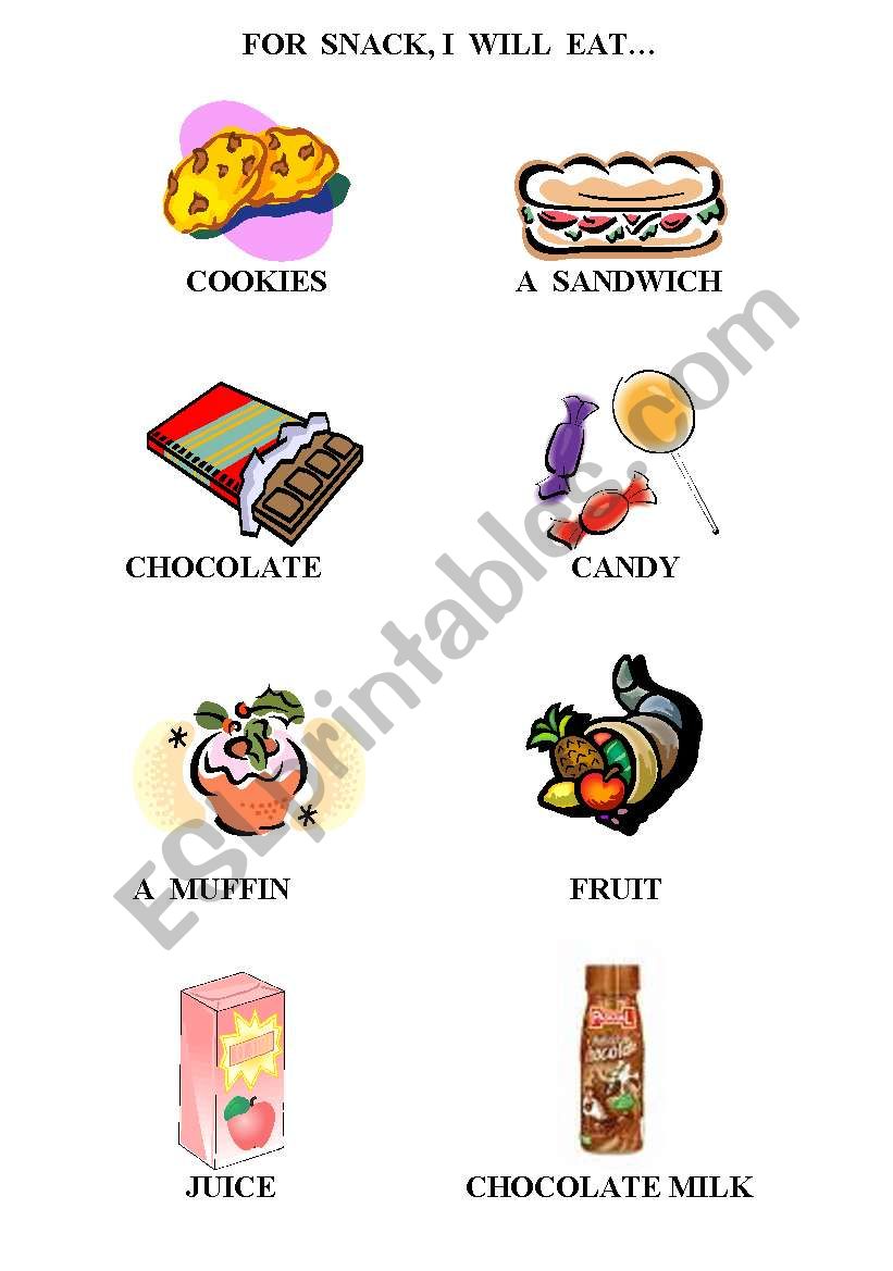 O que dar de snack para as kids? (com vocabulário)