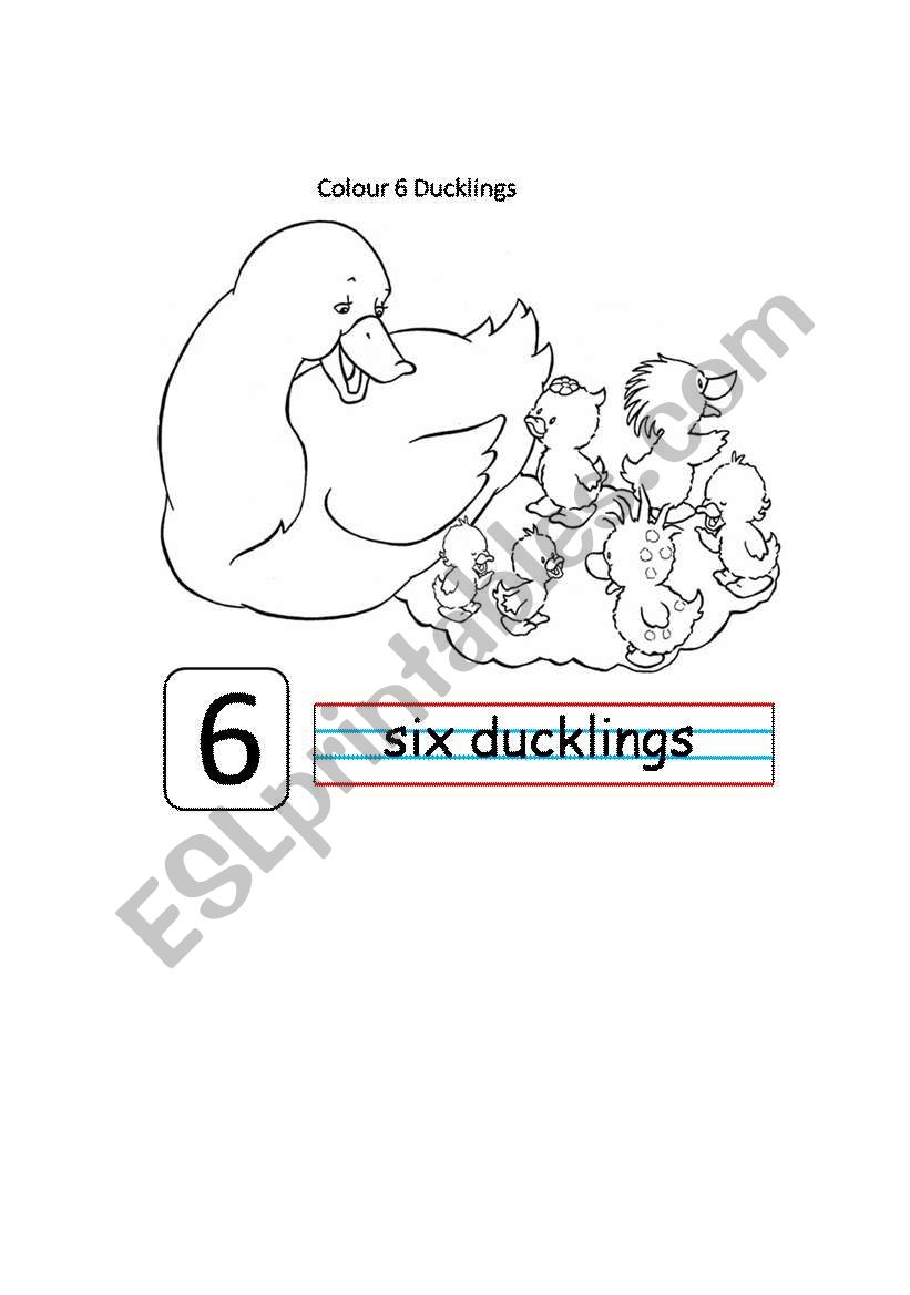 Number 6 worksheet