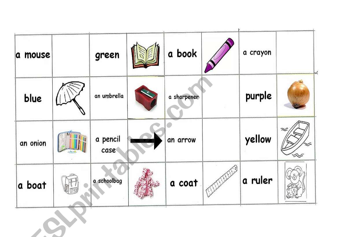 DOMINOES worksheet