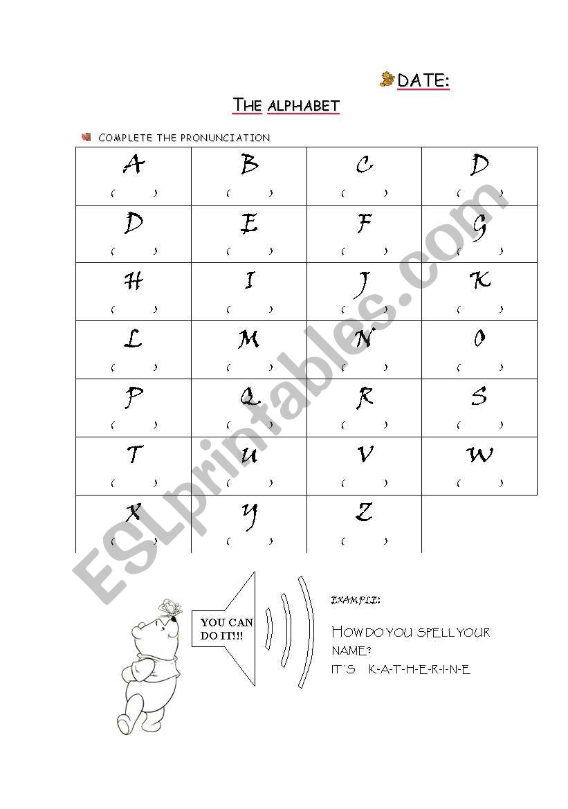 ABC worksheet