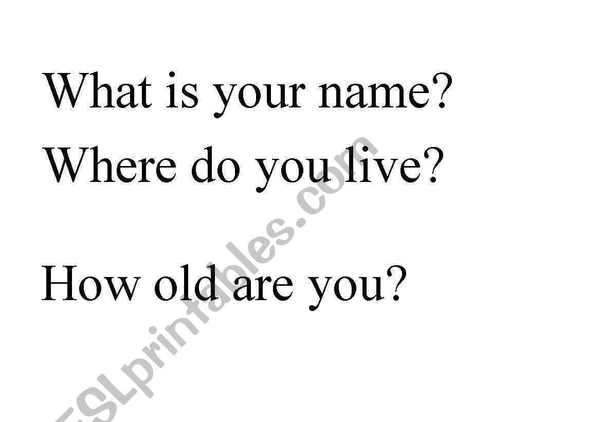 English worksheets: what`s your name?