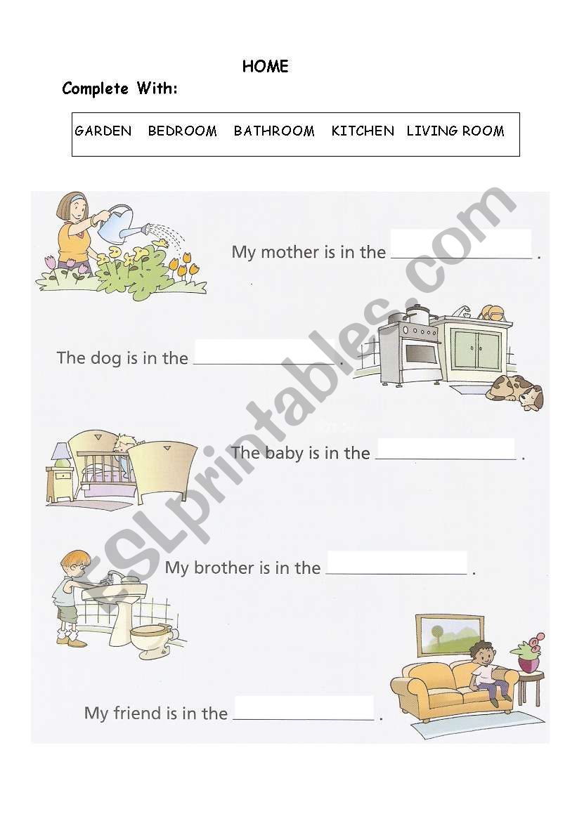 HOME worksheet