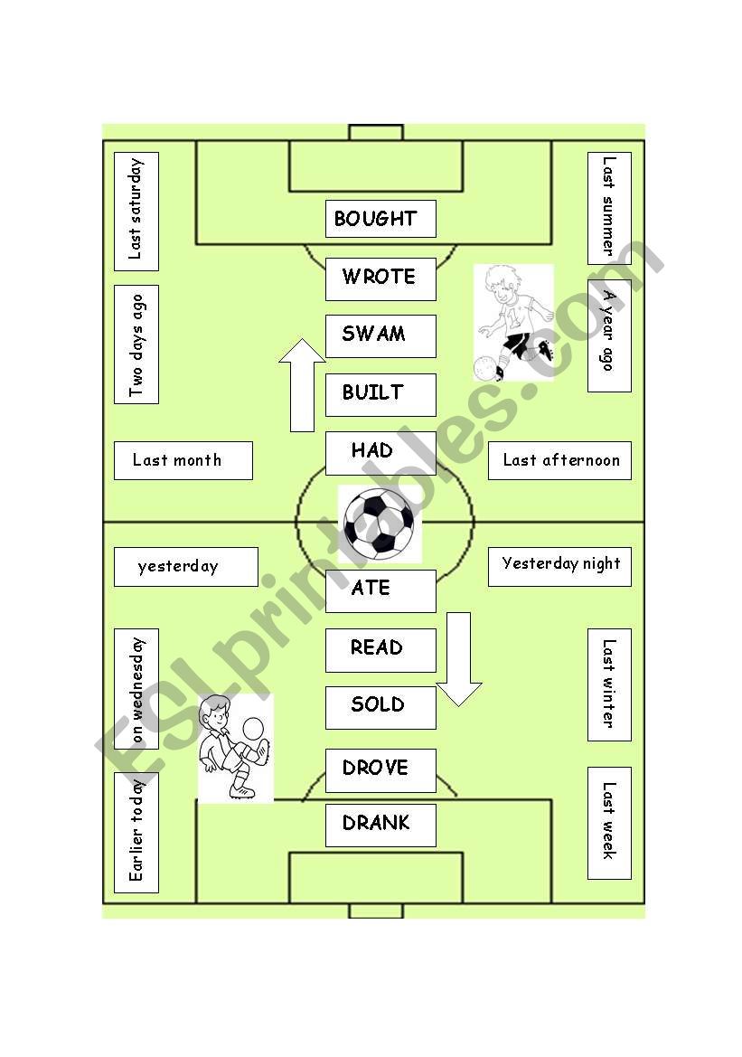 Past Simple Game ESL Worksheet By Elysa mm