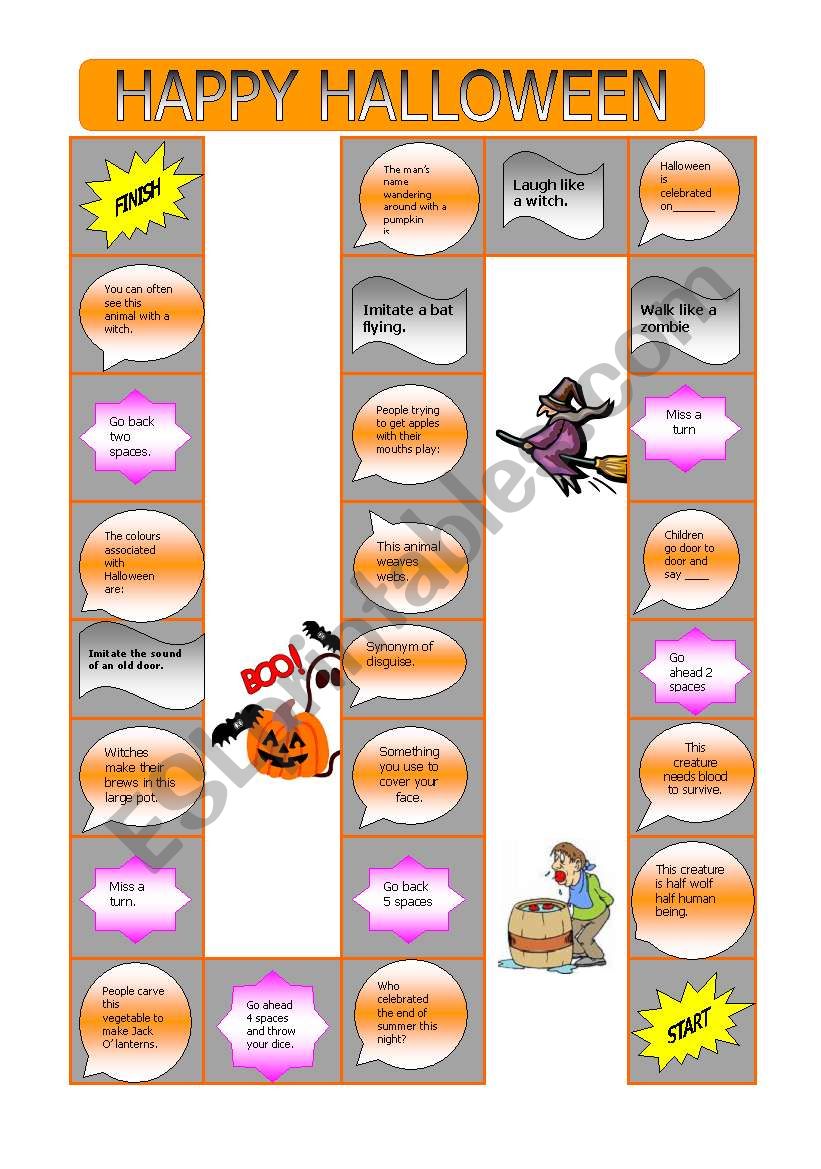 Happy Halloween worksheet