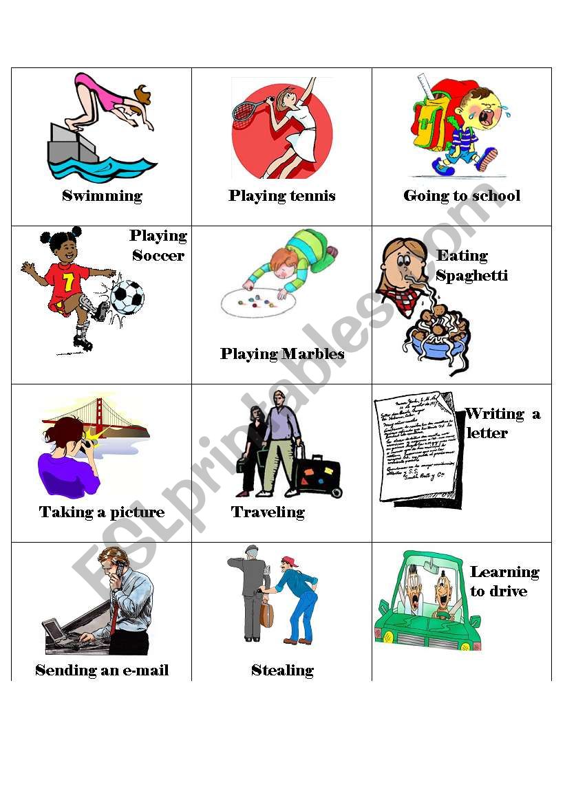 mime game 2 worksheet