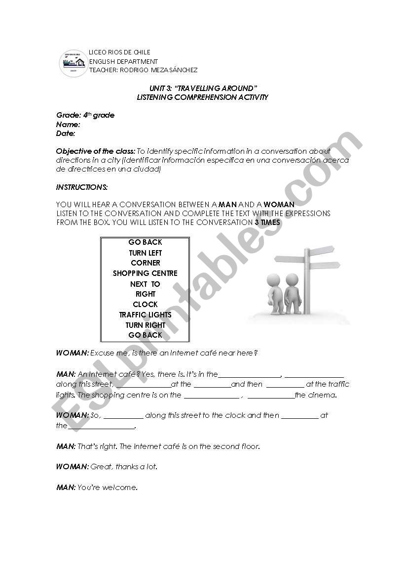 Listening Activity worksheet