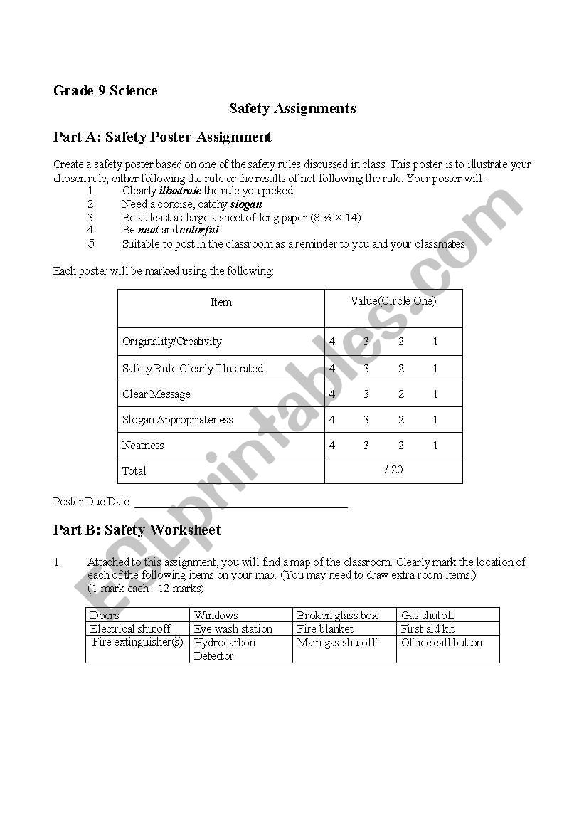 english-worksheets-saftey-in-the-lab