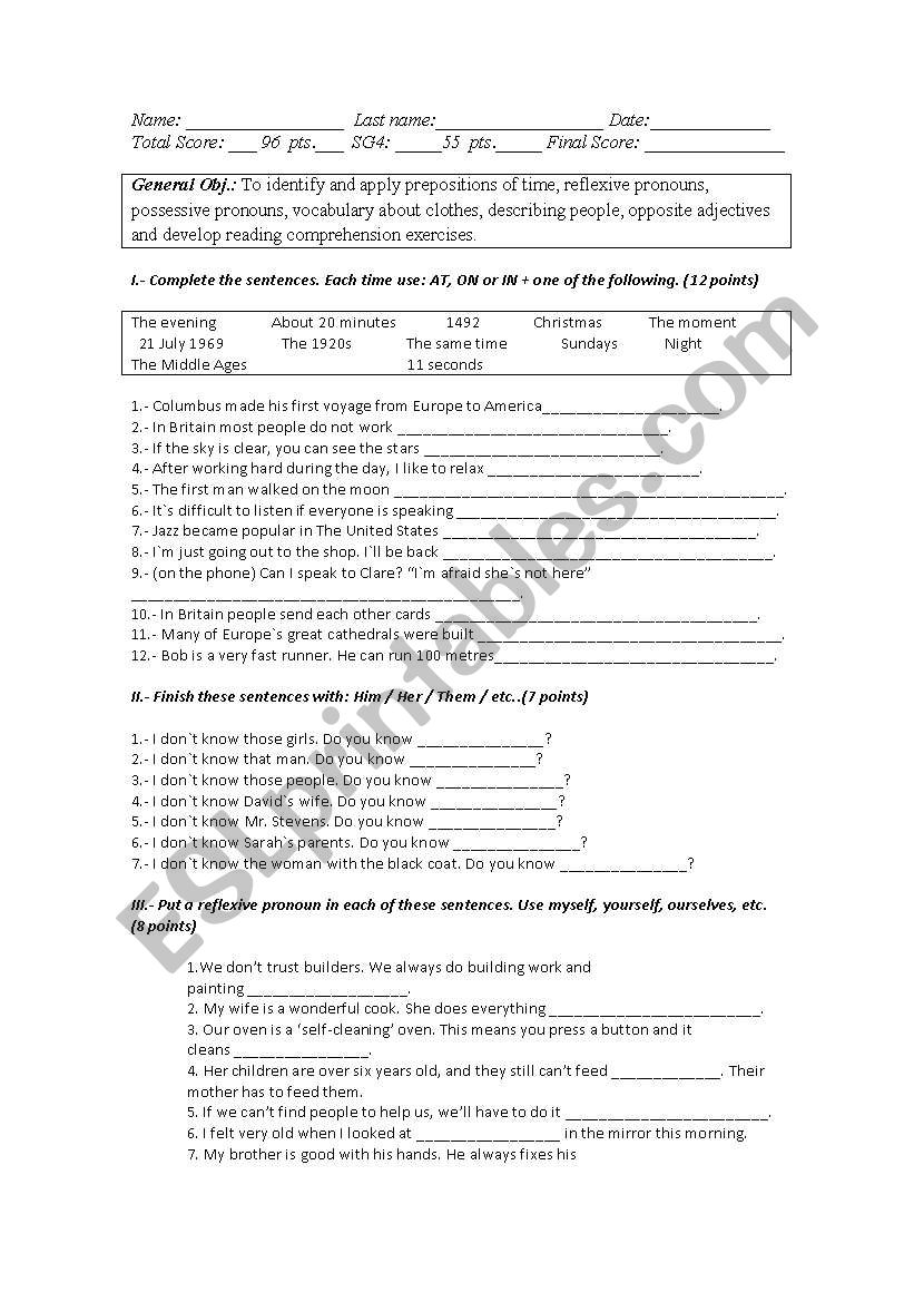 test 2 worksheet