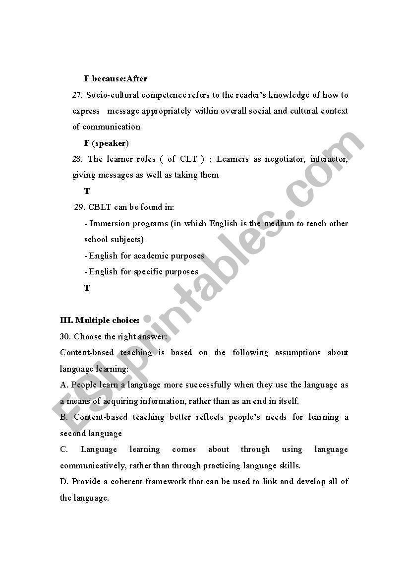 Sample Lesson Plan Esl Worksheet By Haiyenlyd