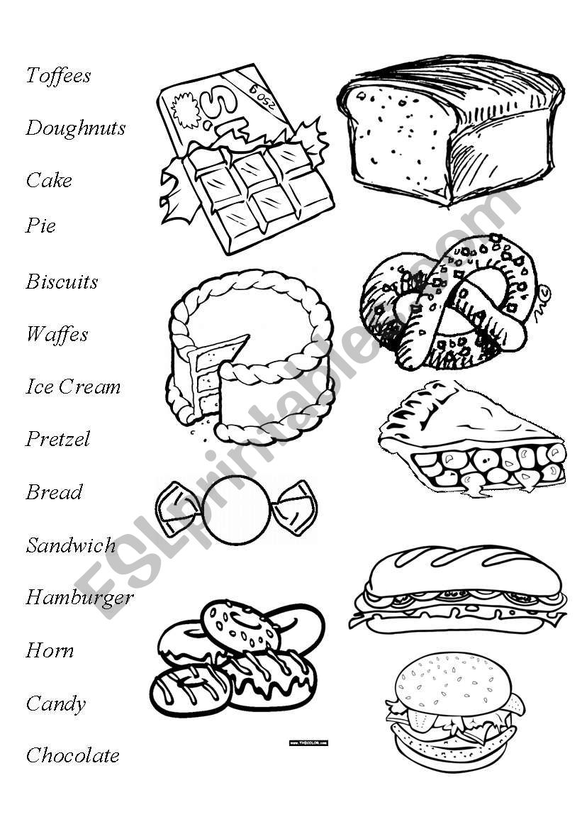 Food worksheet