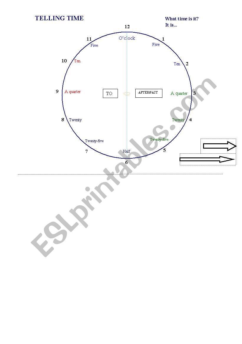 Telling Time_Clock worksheet