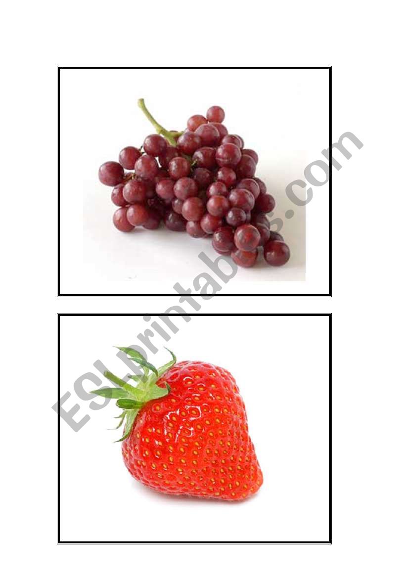 Fruits 1 worksheet