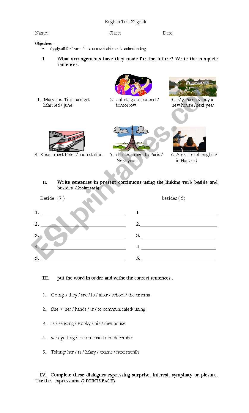 PRESENT CONTINUOUS worksheet