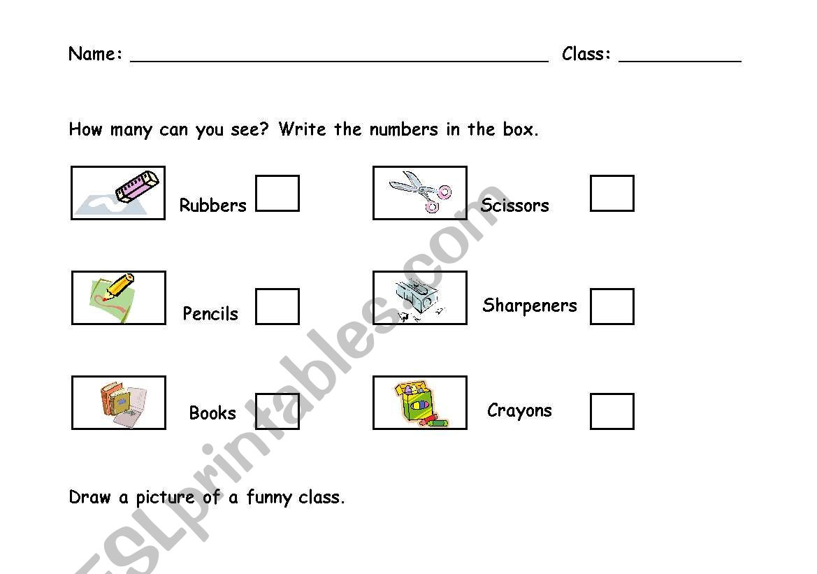 How many can you see?? worksheet