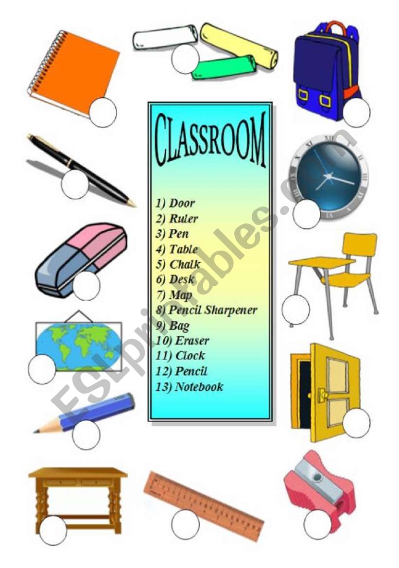 CLASSROOM worksheet