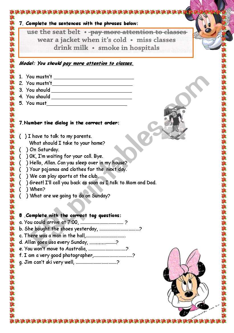 MODAL VERB PARTE III worksheet