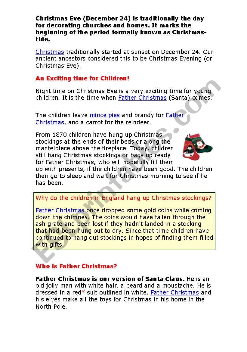 Some information about Christmas 