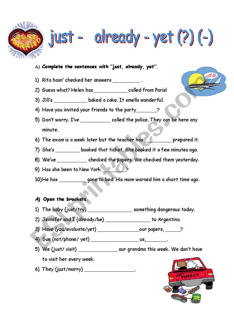 Time Expressions With Present Perfect ESL Worksheet By Metumersin