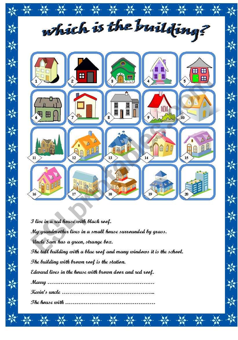 which is the building - ESL worksheet by bea1901
