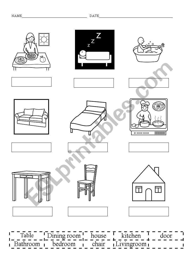 House words worksheet