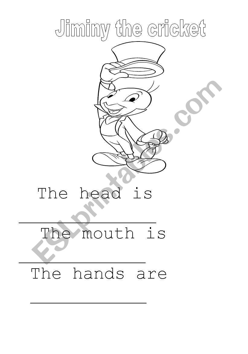 Pinocchio worksheet