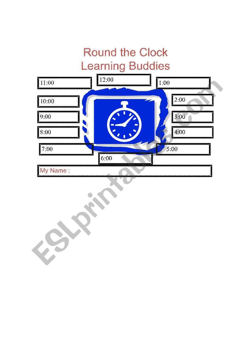 Round the Clock worksheet