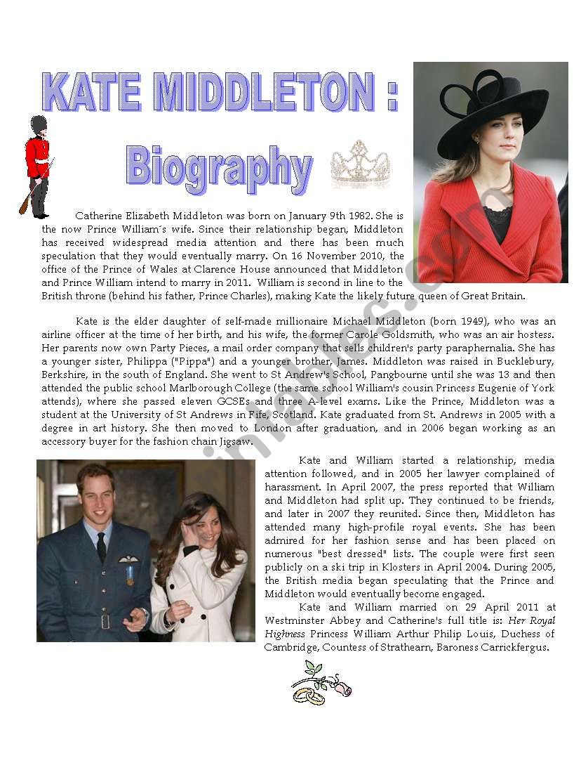 kate middleton biography book