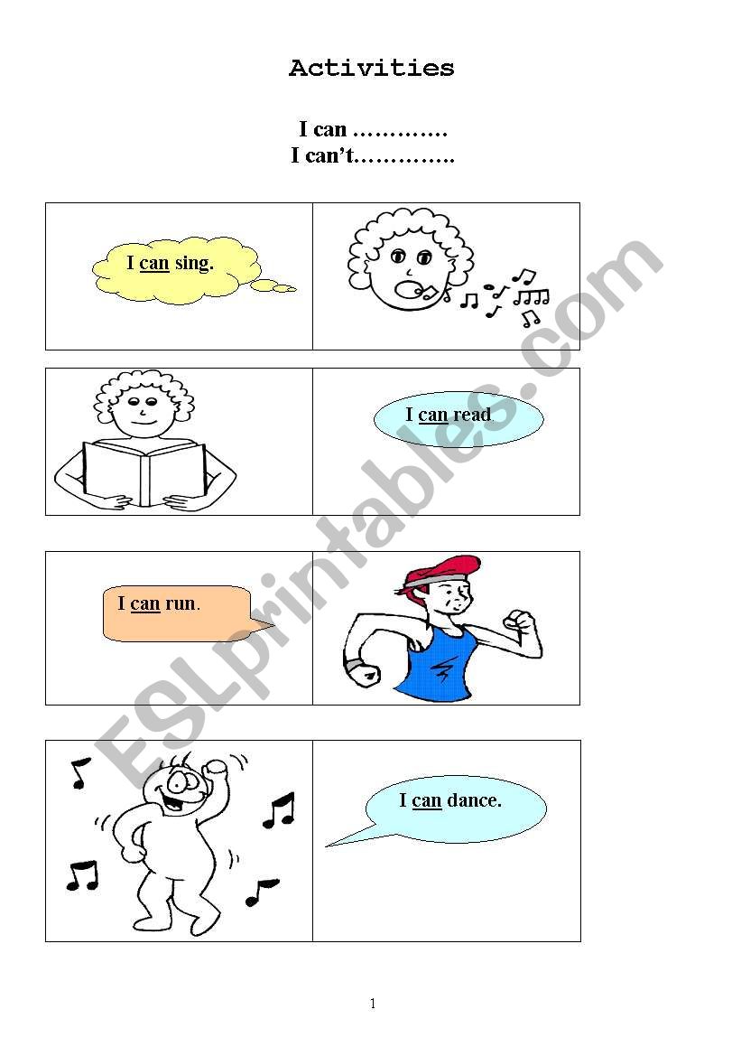 activity worksheet